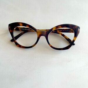 Tom Ford Tortoise Cat Eye Glasses